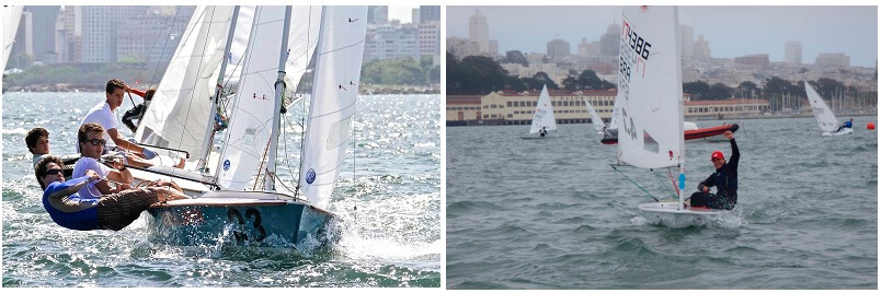 André Servaes e seu companheiro de vela Rodolfo Levien